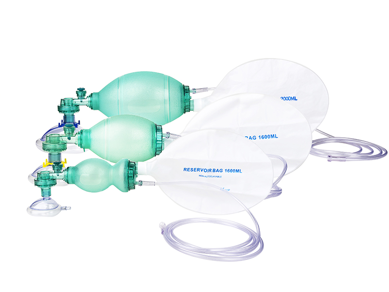 Silicone Resuscitator Adult the Ambu bag valve mask (BVM)