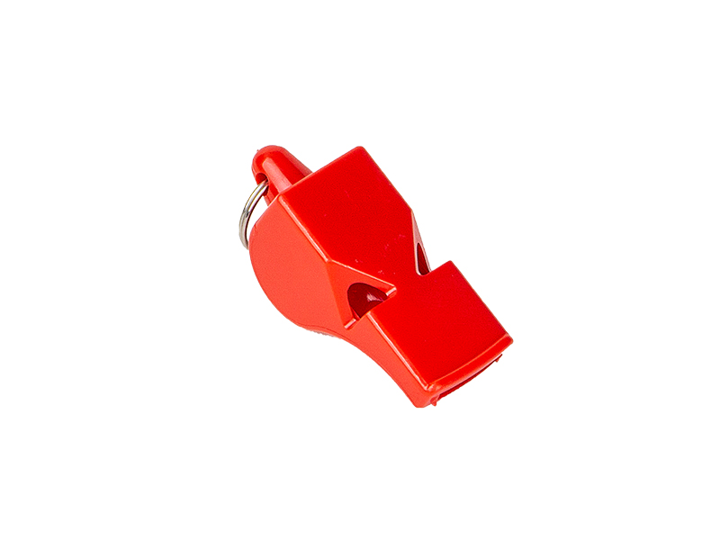 Fox 40 Red Lifeguard Whistle with Lanyard