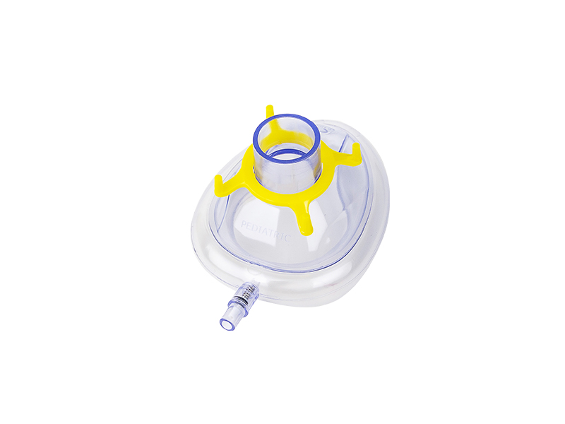 Phthalate-free Disposable PVC Anesthesia Mask with check valve 