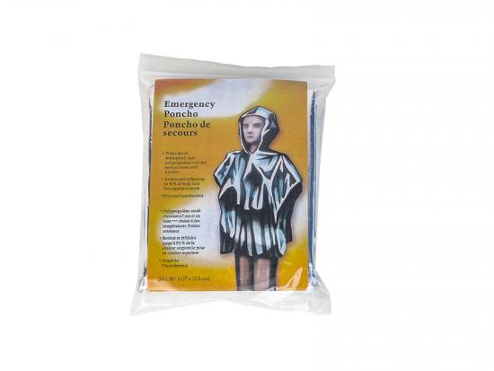 Emergency Thermal mylar rain coat