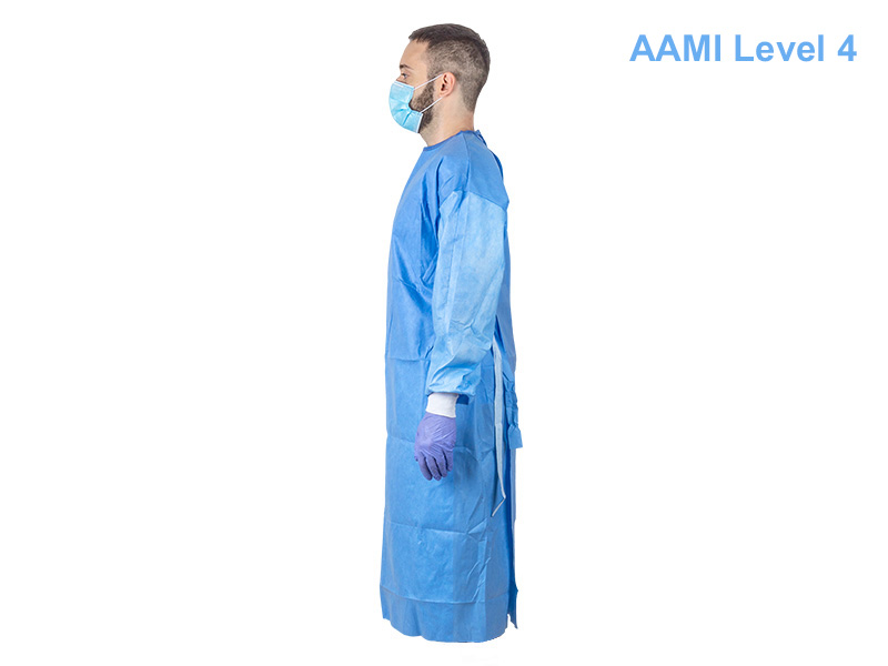 AAMI Level 3 Level 4 Level 5 Waterwashable Disposable Isolation Gown  Waterproof PP PE Protective Coverall FDA SMS Chemotherapy Gowns - China  Disposable Surgical Gown, Sterile Surgical Gown | Made-in-China.com