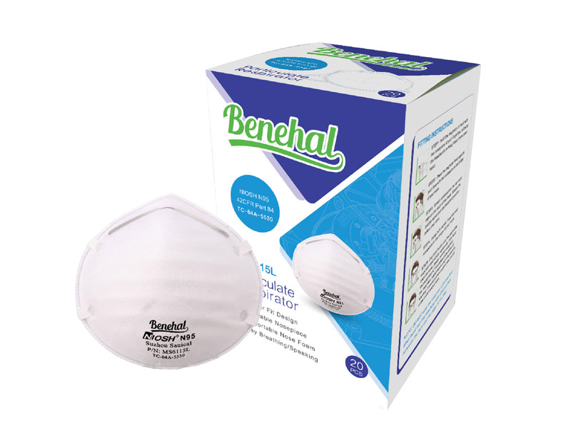 Benehal Cup Shaped N95 Particulate Respirator 